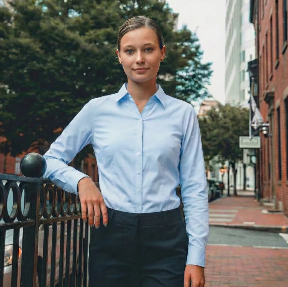 Blusa Trevira Light Manga Larga Mujer