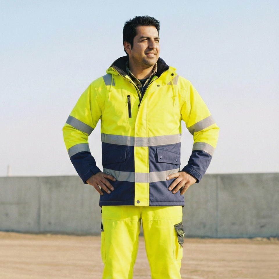 Parka Térmica de Alta Visibilidad Impermeable