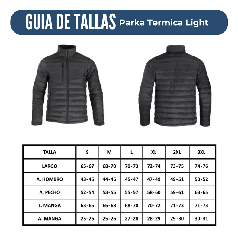 Parka Térmica Ultraliviana Light para Hombre